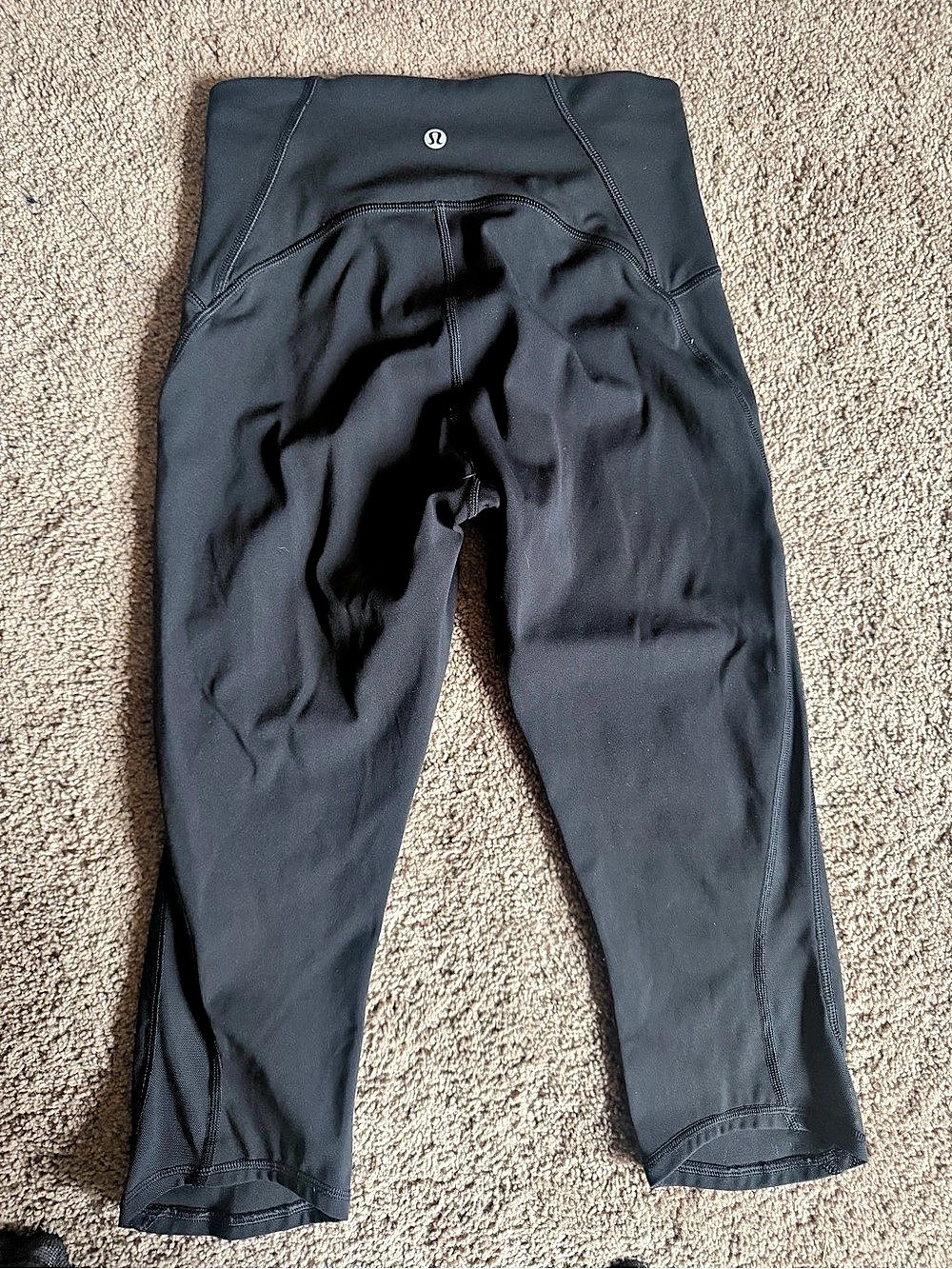 lululemon Align High-Rise Crop 21" Black Leggings Size 6